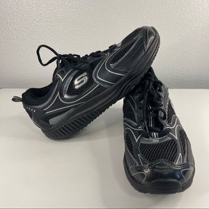 Skechers Shape-Ups Black Fitness Toning Walking Shoes 12320 Women’s 8.5